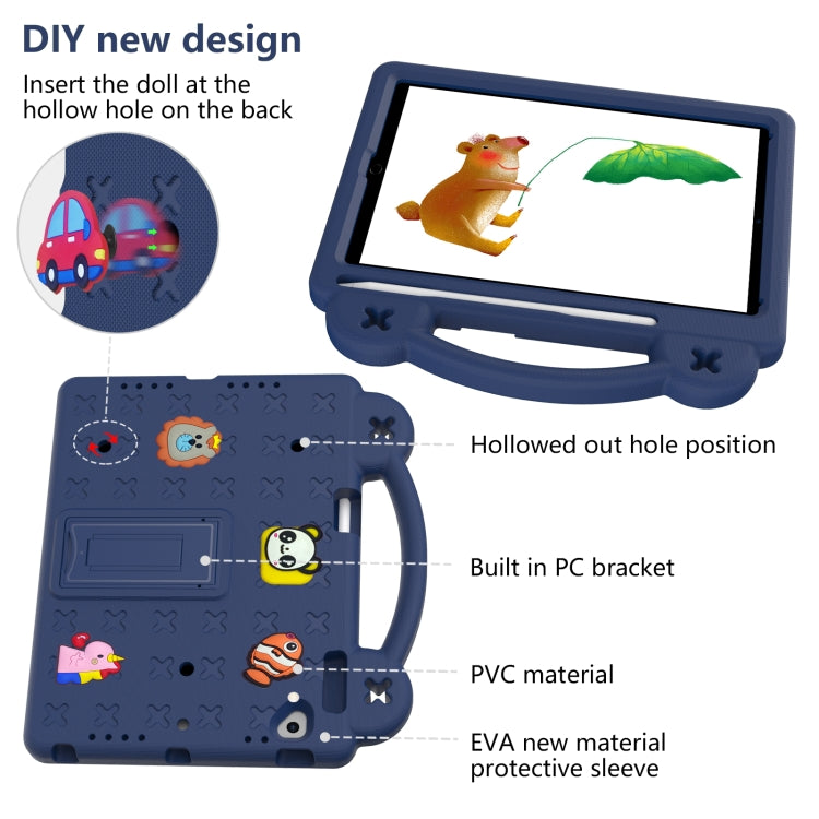 Handle Kickstand Children EVA Shockproof Tablet Case For iPad Air / Air 2 / iPad 5 / 6 / Pro 9.7(Navy Blue) - More iPad Cases by buy2fix | Online Shopping UK | buy2fix