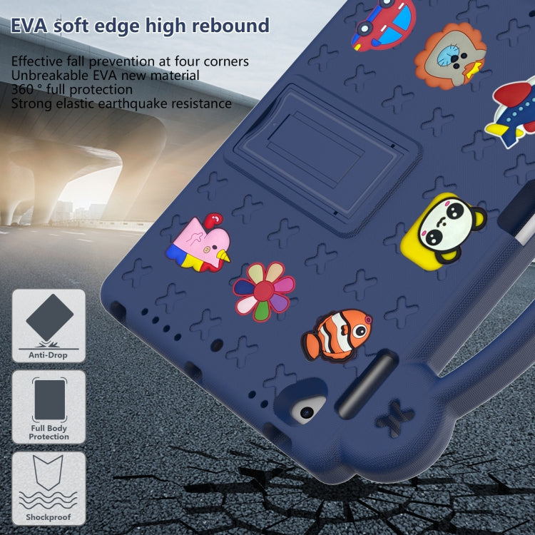 Handle Kickstand Children EVA Shockproof Tablet Case For iPad Air / Air 2 / iPad 5 / 6 / Pro 9.7(Navy Blue) - More iPad Cases by buy2fix | Online Shopping UK | buy2fix