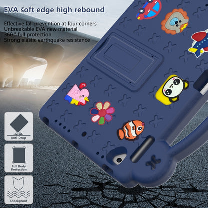 Handle Kickstand Children EVA Shockproof Tablet Case For iPad Air / Air 2 / iPad 5 / 6 / Pro 9.7(Navy Blue) - More iPad Cases by buy2fix | Online Shopping UK | buy2fix