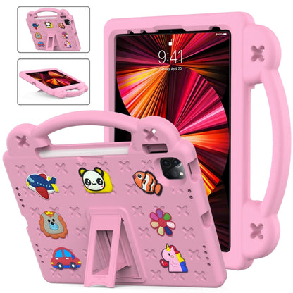 Handle Kickstand Children EVA Shockproof Tablet Case For iPad Pro 11 2018 / 2020 / 2021(Pink) - More iPad Cases by buy2fix | Online Shopping UK | buy2fix