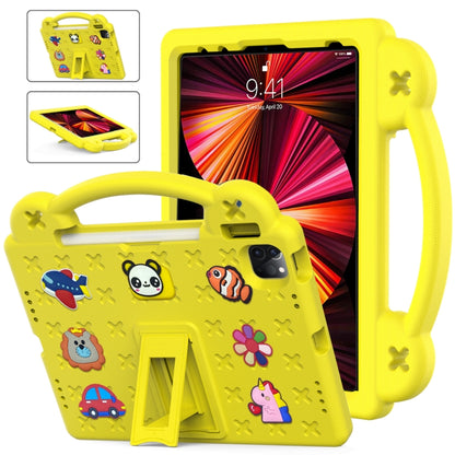 Handle Kickstand Children EVA Shockproof Tablet Case For iPad Pro 11 2018 / 2020 / 2021(Yellow) - More iPad Cases by buy2fix | Online Shopping UK | buy2fix