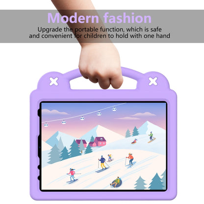 Handle Kickstand Children EVA Shockproof Tablet Case For iPad Air 2020 / 2022 10.9(Light Purple) - More iPad Cases by buy2fix | Online Shopping UK | buy2fix