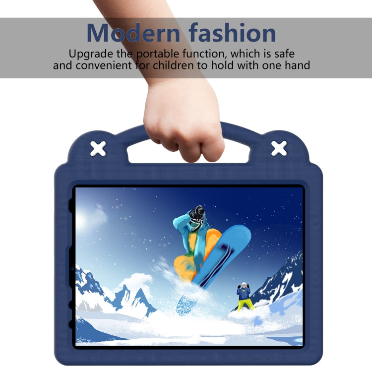 Handle Kickstand Children EVA Shockproof Tablet Case For iPad Air 2020 / 2022 10.9(Navy Blue) - More iPad Cases by buy2fix | Online Shopping UK | buy2fix