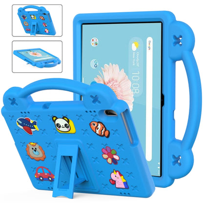 For Lenovo Tab M10 X605 / X505 / Tab P10 X705 Handle Kickstand Children EVA Shockproof Tablet Case(Sky Blue) - Lenovo by buy2fix | Online Shopping UK | buy2fix