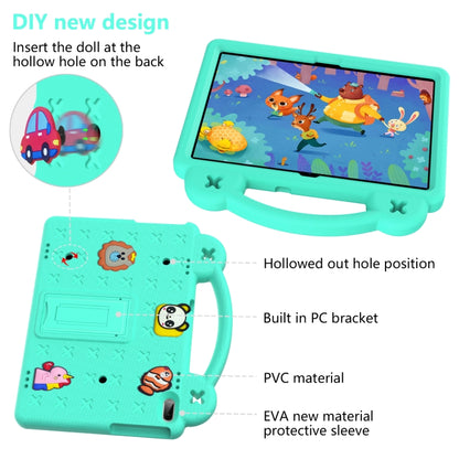 For Huawei MediaPad T5 10.1 Handle Kickstand Children EVA Shockproof Tablet Case(Mint Green) - Huawei by buy2fix | Online Shopping UK | buy2fix