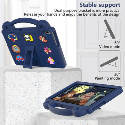 For Huawei MediaPad T5 10.1 Handle Kickstand Children EVA Shockproof Tablet Case(Navy Blue) - Huawei by buy2fix | Online Shopping UK | buy2fix