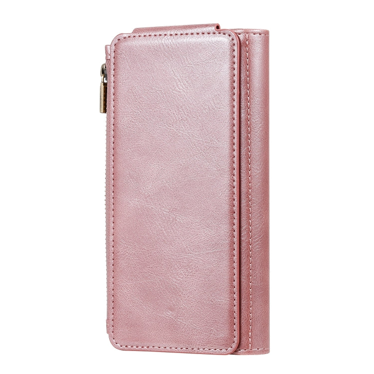 For Galaxy S20 Multifunctional Retro Detachable Magnetic Horizontal Flip Leather Case with Card Slots & Holder & Wallet & Photo Frame(Pink) - Galaxy Phone Cases by buy2fix | Online Shopping UK | buy2fix