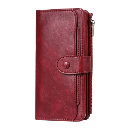 For Galaxy S20 Plus Multifunctional Retro Detachable Magnetic Horizontal Flip Leather Case with Card Slots & Holder & Wallet & Photo Frame(Red) - Galaxy Phone Cases by buy2fix | Online Shopping UK | buy2fix