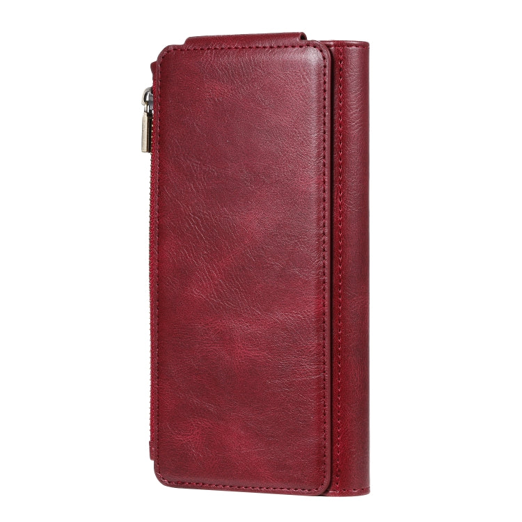 For Galaxy S20 Plus Multifunctional Retro Detachable Magnetic Horizontal Flip Leather Case with Card Slots & Holder & Wallet & Photo Frame(Red) - Galaxy Phone Cases by buy2fix | Online Shopping UK | buy2fix