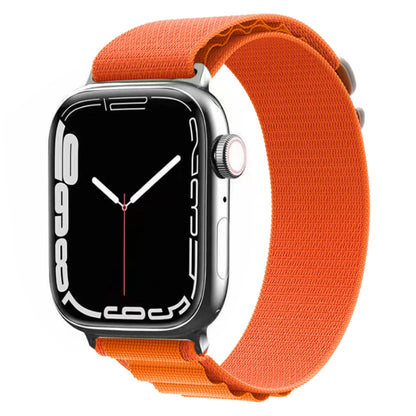 Nylon Watch Band for Apple Watch Series 9&8&7 41mm / SE 3&SE 2&6&SE&5&4 40mm / 3&2&1 38mm(Orange) - Watch Bands by buy2fix | Online Shopping UK | buy2fix