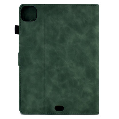 For iPad Air 2022 / 2020 10.9 Embossed Smile Flip Tablet Leather Smart Case(Green) - iPad Air (2022) / (2020) 10.9 Cases by buy2fix | Online Shopping UK | buy2fix