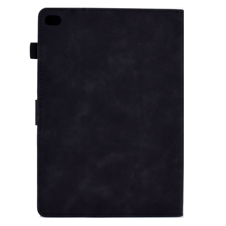 For iPad 9.7 2018&2017 / Air 2 / Air Embossed Smile Flip Tablet Leather Smart Case(Black) - iPad 9.7 (2018) & (2017) Cases by buy2fix | Online Shopping UK | buy2fix