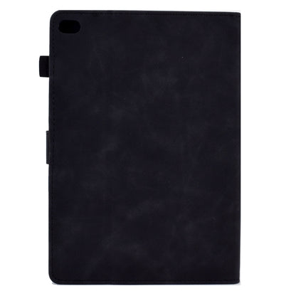 For iPad 9.7 2018&2017 / Air 2 / Air Embossed Smile Flip Tablet Leather Smart Case(Black) - iPad 9.7 (2018) & (2017) Cases by buy2fix | Online Shopping UK | buy2fix