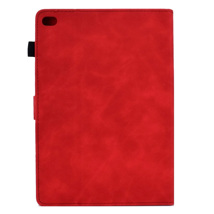 For iPad 9.7 2018&2017 / Air 2 / Air Embossed Smile Flip Tablet Leather Smart Case(Red) - iPad 9.7 (2018) & (2017) Cases by buy2fix | Online Shopping UK | buy2fix