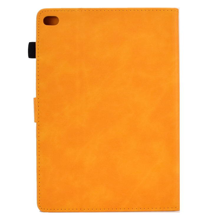 For iPad 9.7 2018&2017 / Air 2 / Air Embossed Smile Flip Tablet Leather Smart Case(Khaki) - iPad 9.7 (2018) & (2017) Cases by buy2fix | Online Shopping UK | buy2fix