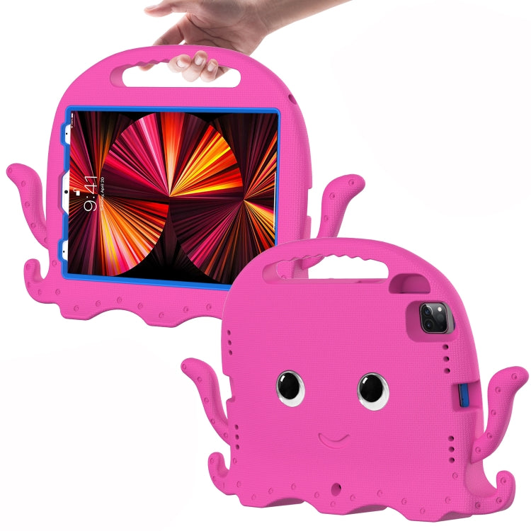 For iPad Pro 11 2018 / 2020 / 2021 Octopus Style EVA + PC Tablet Case with Strap(Rose Red) - iPad Pro 11 (2022/2021) Cases by buy2fix | Online Shopping UK | buy2fix