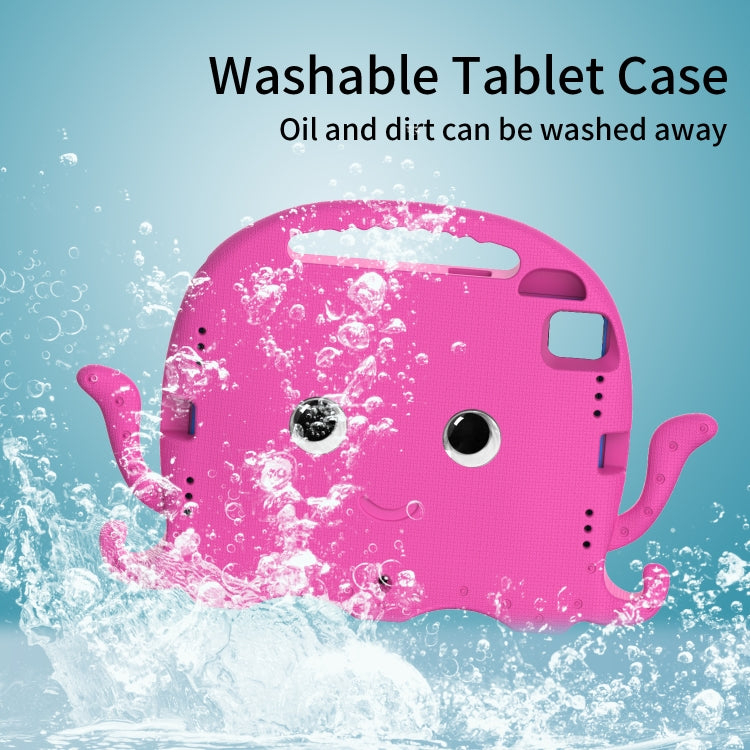 For iPad Pro 11 2018 / 2020 / 2021 Octopus Style EVA + PC Tablet Case with Strap(Rose Red) - iPad Pro 11 (2022/2021) Cases by buy2fix | Online Shopping UK | buy2fix