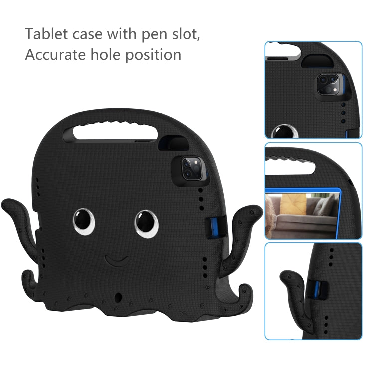 For iPad Pro 11 2018 / 2020 / 2021 Octopus Style EVA + PC Tablet Case with Strap(Black) - iPad Pro 11 (2022/2021) Cases by buy2fix | Online Shopping UK | buy2fix