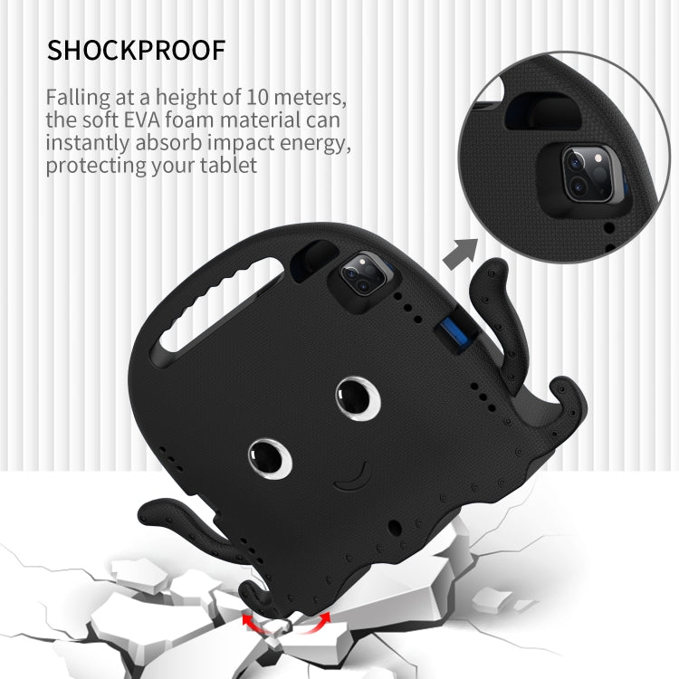 For iPad Pro 11 2018 / 2020 / 2021 Octopus Style EVA + PC Tablet Case with Strap(Black) - iPad Pro 11 (2022/2021) Cases by buy2fix | Online Shopping UK | buy2fix