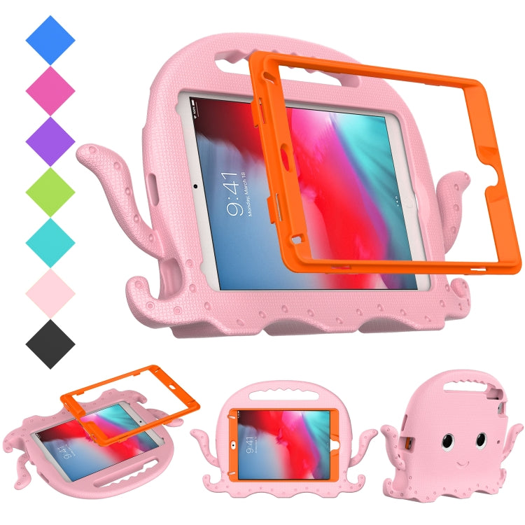 For iPad mini 1 / 2 / 3 / 4 / 5 Octopus Style EVA + PC Tablet Case with Strap(Pink) - iPad mini (2019) / mini 5 Cases by buy2fix | Online Shopping UK | buy2fix