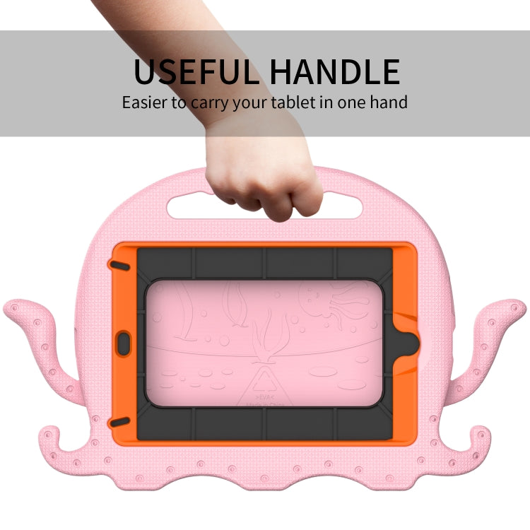 For iPad mini 1 / 2 / 3 / 4 / 5 Octopus Style EVA + PC Tablet Case with Strap(Pink) - iPad mini (2019) / mini 5 Cases by buy2fix | Online Shopping UK | buy2fix