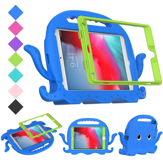 For iPad mini 1 / 2 / 3 / 4 / 5 Octopus Style EVA + PC Tablet Case with Strap(Blue) - iPad mini (2019) / mini 5 Cases by buy2fix | Online Shopping UK | buy2fix