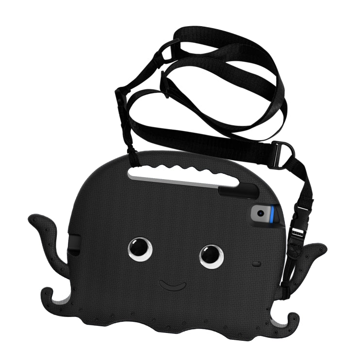 For iPad mini 1 / 2 / 3 / 4 / 5 Octopus Style EVA + PC Tablet Case with Strap(Black) - iPad mini (2019) / mini 5 Cases by buy2fix | Online Shopping UK | buy2fix