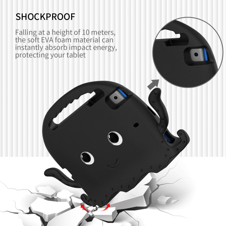 For iPad mini 1 / 2 / 3 / 4 / 5 Octopus Style EVA + PC Tablet Case with Strap(Black) - iPad mini (2019) / mini 5 Cases by buy2fix | Online Shopping UK | buy2fix
