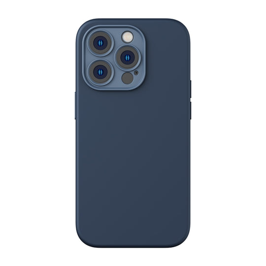 For iPhone 14 Pro Baseus Liquid Silica Gel Phone Case(Blue)