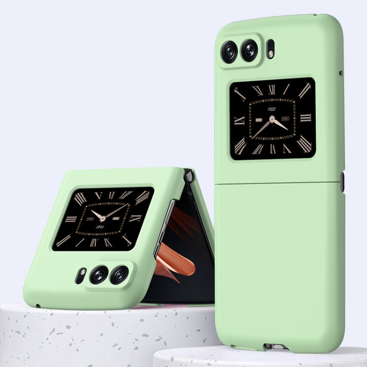 For Motorola Moto Razr 2022 Skin Feel PC Phone Case(Mint Green) by buy2fix