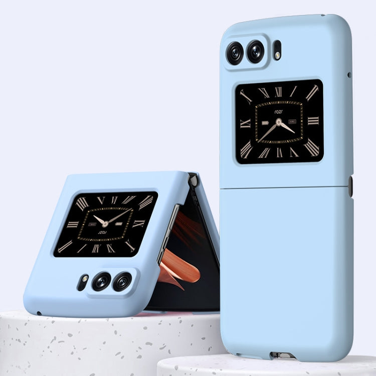 For Motorola Moto Razr 2022 Skin Feel PC Phone Case(Sky Blue) by buy2fix