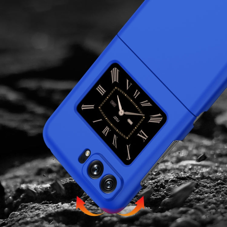 For Motorola Moto Razr 2022 Skin Feel PC Phone Case(Klein Blue) by buy2fix