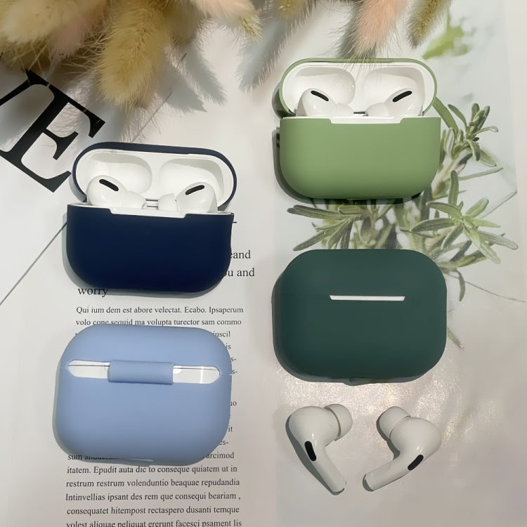 For AirPods Pro 2 Earphone Silicone Protective Case(Dark Green) - For AirPods Pro 2 by buy2fix | Online Shopping UK | buy2fix
