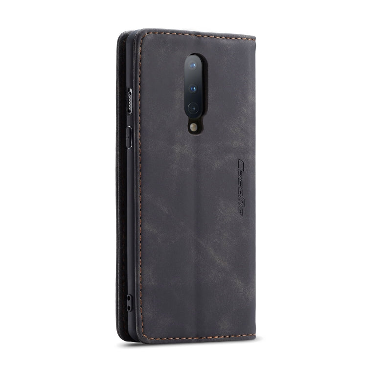 For OnePlus 8 CaseMe Multifunctional Horizontal Flip Leather Case, with Card Slot & Holder & Wallet(Black) - OnePlus Cases by CaseMe | Online Shopping UK | buy2fix