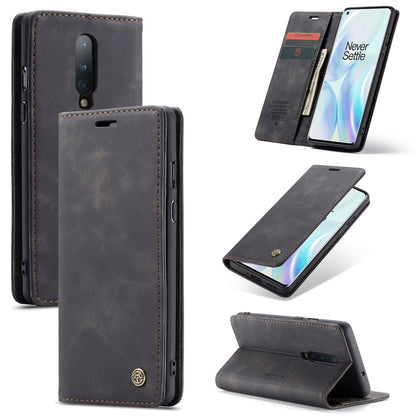 For OnePlus 8 CaseMe Multifunctional Horizontal Flip Leather Case, with Card Slot & Holder & Wallet(Black) - OnePlus Cases by CaseMe | Online Shopping UK | buy2fix