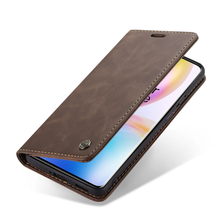 For OnePlus 8 Pro CaseMe Multifunctional Horizontal Flip Leather Case, with Card Slot & Holder & Wallet(Coffee) - OnePlus Cases by CaseMe | Online Shopping UK | buy2fix