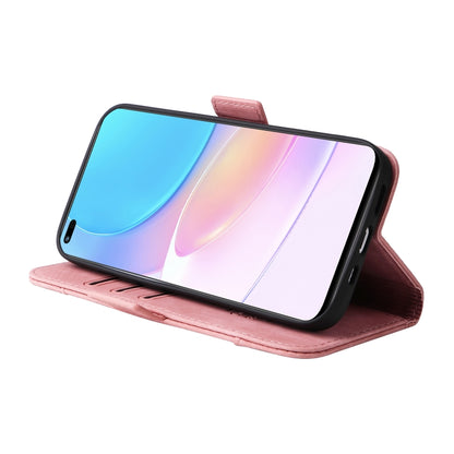 For Huawei nova 8i BETOPNICE Dual-side Buckle Leather Phone Case(Pink) - Huawei Cases by BETOPNICE | Online Shopping UK | buy2fix