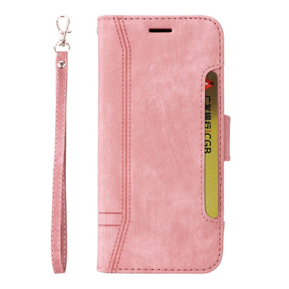 For Motorola Moto G52 / G82 BETOPNICE Dual-side Buckle Leather Phone Case(Pink) - Motorola Cases by BETOPNICE | Online Shopping UK | buy2fix