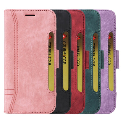 For Motorola Moto G52 / G82 BETOPNICE Dual-side Buckle Leather Phone Case(Pink) - Motorola Cases by BETOPNICE | Online Shopping UK | buy2fix