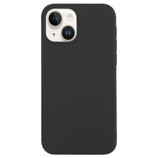 For iPhone 14 Plus Solid Silicone Phone Case(Ash)