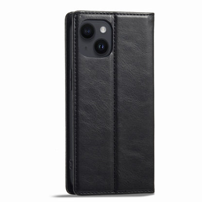 For iPhone 14 Plus LC.IMEEKE RFID Anti-theft Leather Phone Case(Black) - iPhone 14 Plus Cases by LC.IMEEKE | Online Shopping UK | buy2fix