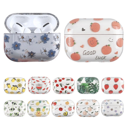 For AirPods Pro 2 Bronzing Fruit Pattern PC Earphone Hard Protective Case(Fruit Platter) - For AirPods Pro 2 by buy2fix | Online Shopping UK | buy2fix