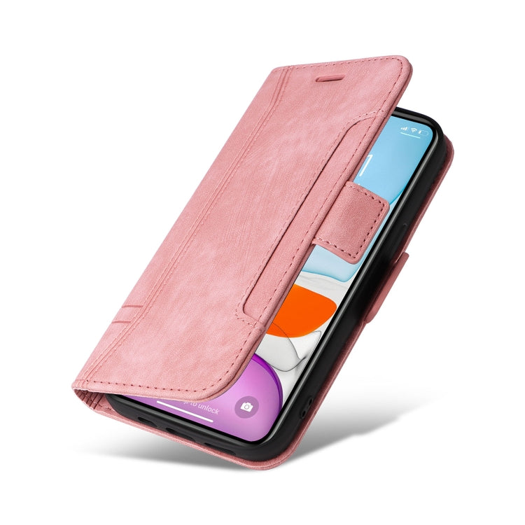 For iPhone 11 Pro BETOPNICE Dual-side Buckle Leather Phone Case(Pink) - iPhone 11 Pro Cases by BETOPNICE | Online Shopping UK | buy2fix