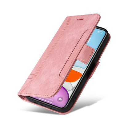 For iPhone 11 Pro Max BETOPNICE Dual-side Buckle Leather Phone Case(Pink) - iPhone 11 Pro Max Cases by BETOPNICE | Online Shopping UK | buy2fix
