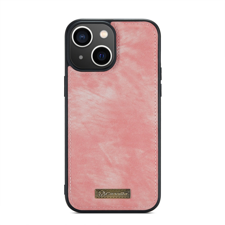 For iPhone 14 CaseMe 008 Detachable Multifunctional Leather Phone Case(Pink) - iPhone 14 Cases by CaseMe | Online Shopping UK | buy2fix