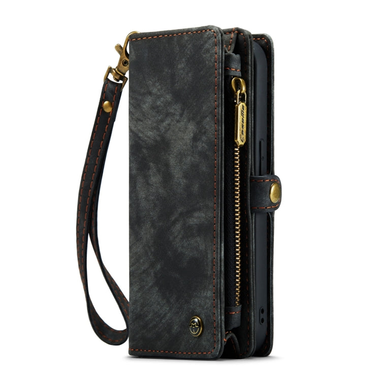 For iPhone 14 Pro CaseMe 008 Detachable Multifunctional Leather Phone Case(Black) - iPhone 14 Pro Cases by CaseMe | Online Shopping UK | buy2fix