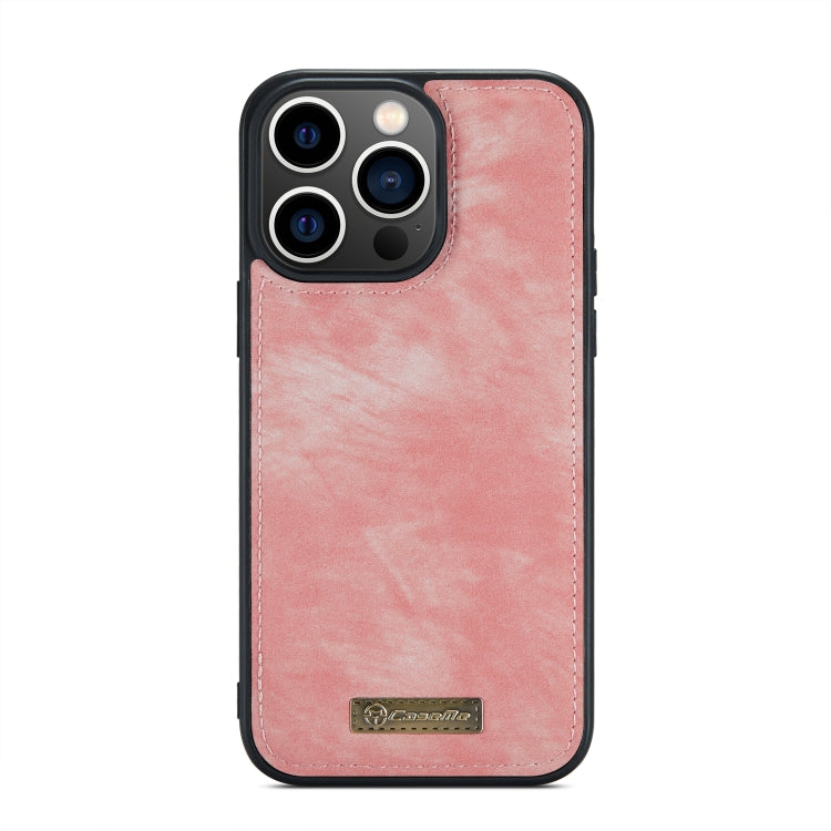 For iPhone 14 Pro Max CaseMe 008 Detachable Multifunctional Leather Phone Case(Pink) - iPhone 14 Pro Max Cases by CaseMe | Online Shopping UK | buy2fix