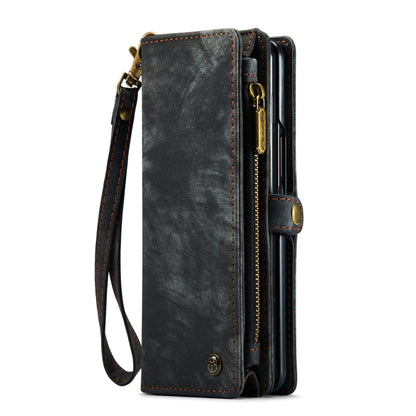 For Samsung Galaxy Z Fold4 CaseMe 008 Detachable Multifunctional Leather Phone Case(Black) - Galaxy Phone Cases by CaseMe | Online Shopping UK | buy2fix