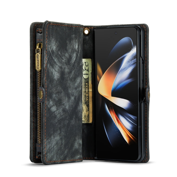 For Samsung Galaxy Z Fold4 CaseMe 008 Detachable Multifunctional Leather Phone Case(Black) - Galaxy Phone Cases by CaseMe | Online Shopping UK | buy2fix