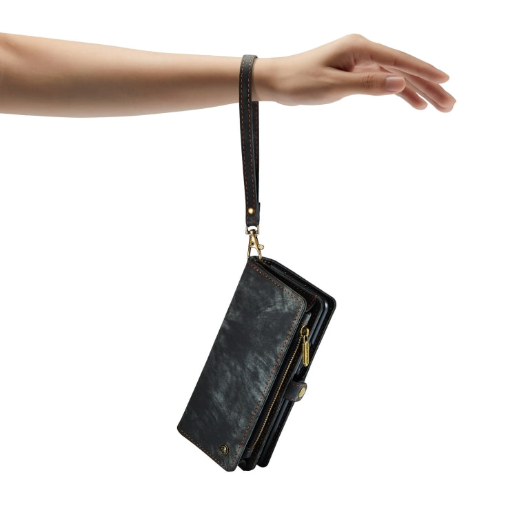 For Samsung Galaxy Z Fold4 CaseMe 008 Detachable Multifunctional Leather Phone Case(Black) - Galaxy Phone Cases by CaseMe | Online Shopping UK | buy2fix